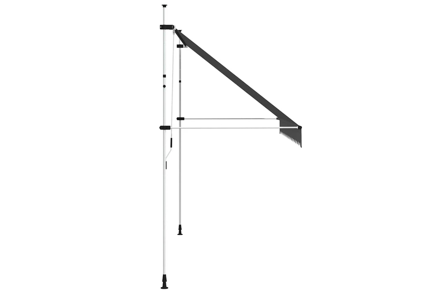 vidaXL 143691 Manual Retractable Awning 350cm Anthracite-3