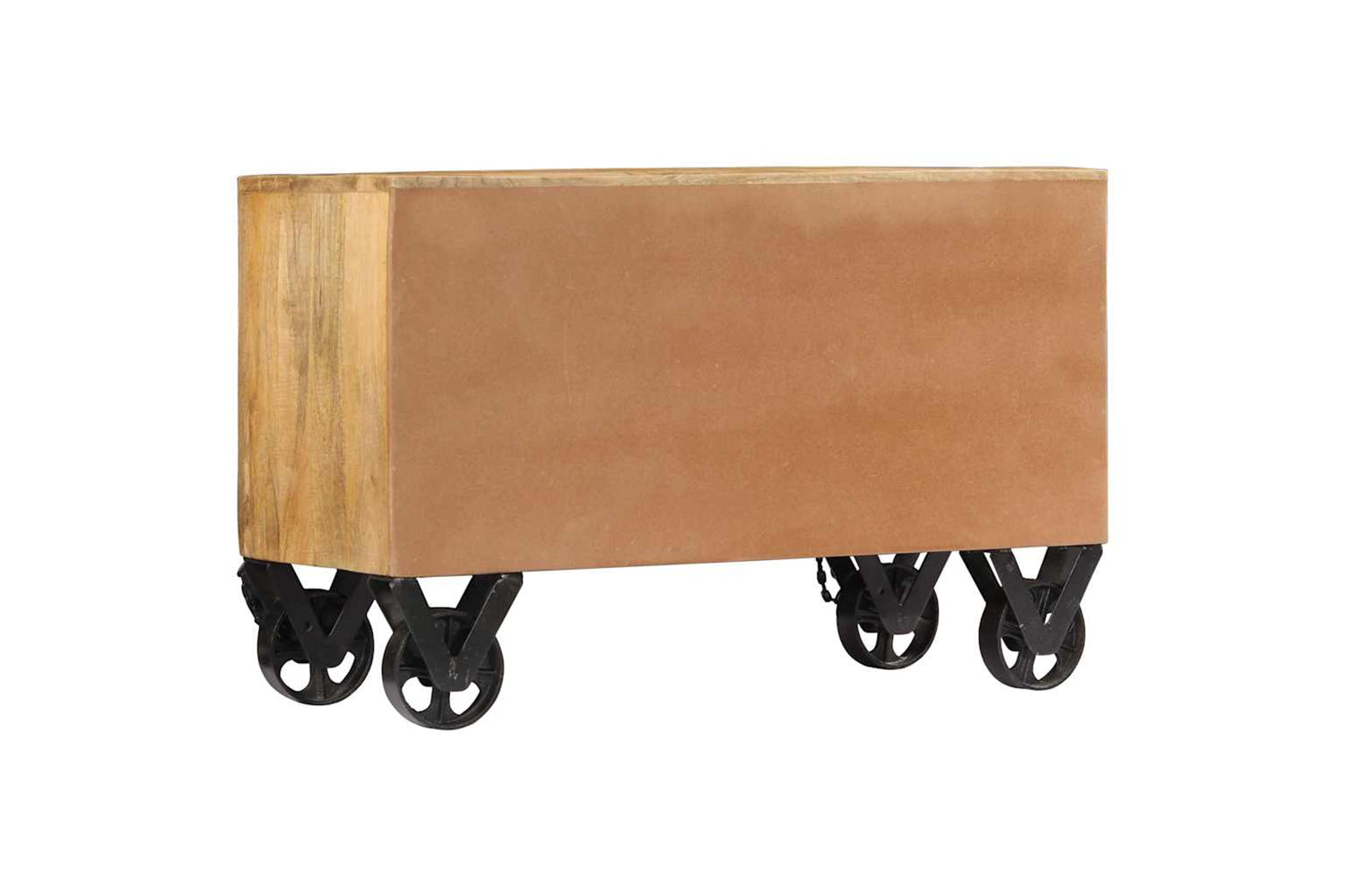 vidaXL 247658 Shoe Cabinet 86x35x55cm Solid Mango Wood-4