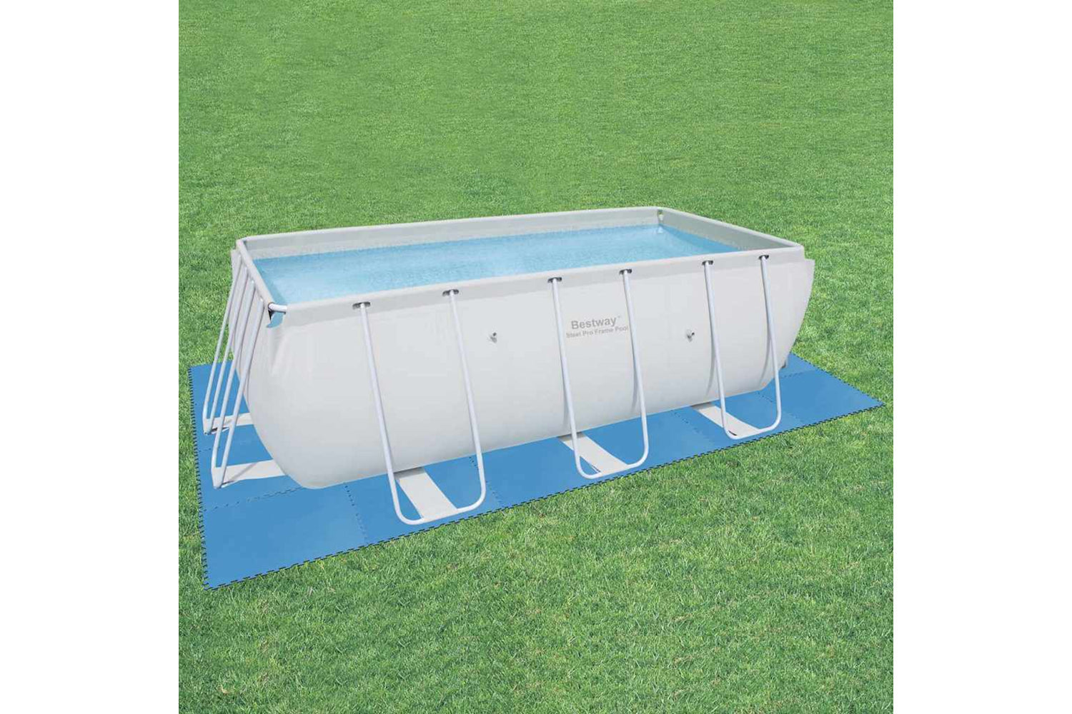 Bestway 91256 Pool Floor Protectors 8 Pcs Blue 58220-4