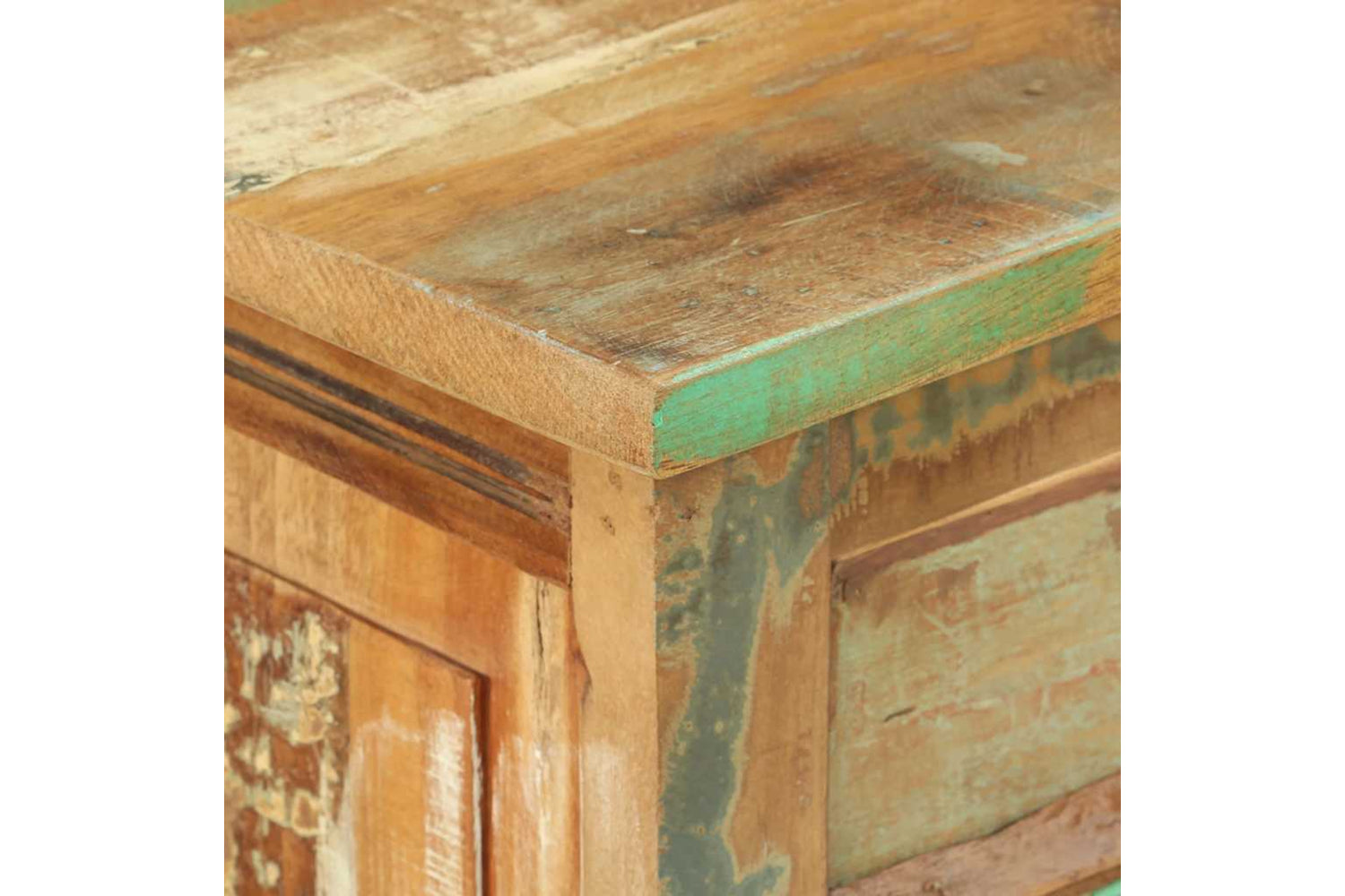 Vidaxl 243974 4-layer Shoe Cabinet With Drawer Solid Reclaimed Wood-6