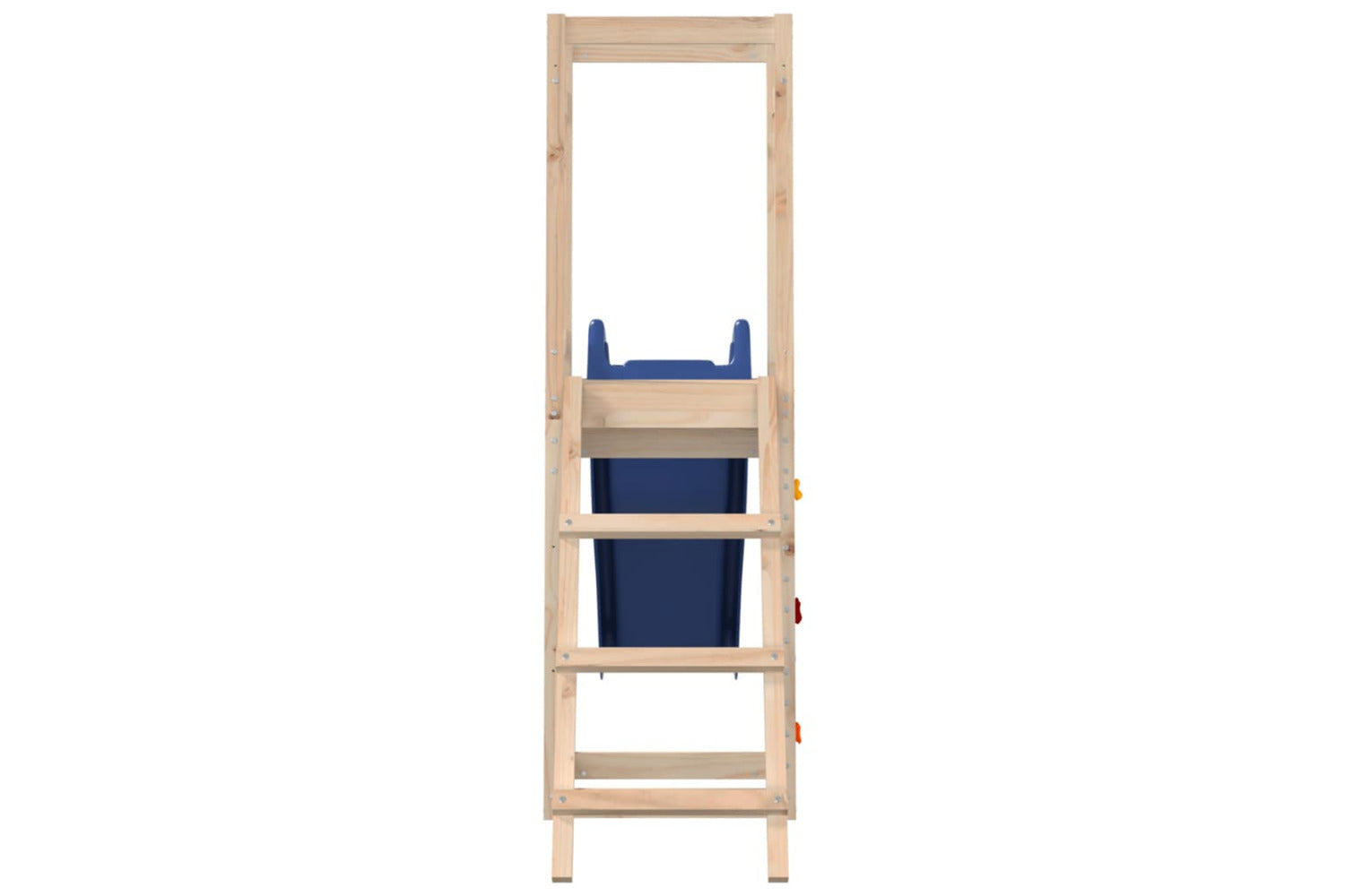 Vidaxl 3155912 Playhouse With Slide Rockwall Solid Wood Pine-5