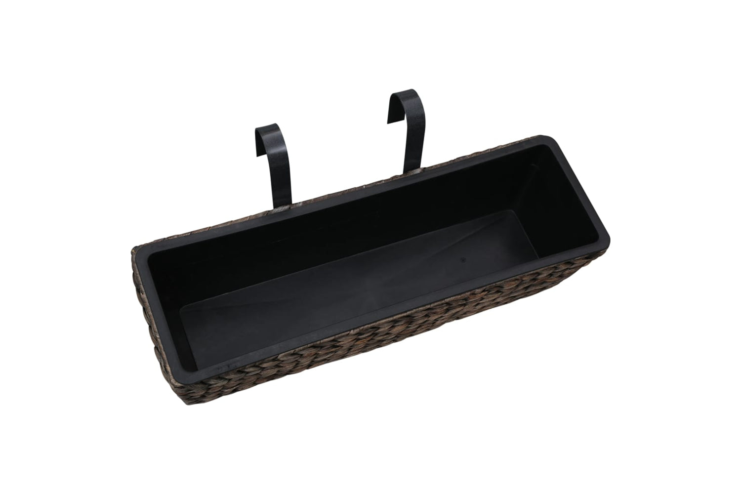 Vidaxl Planters 2 Pcs Water Hyacinth Brown-4