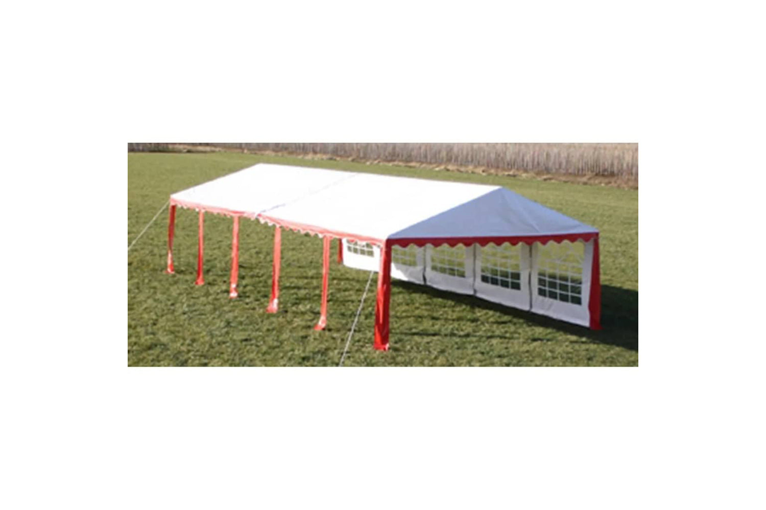 Vidaxl 40157 Party Tent Top And Side Panels 10 X 5 M Red & White-3