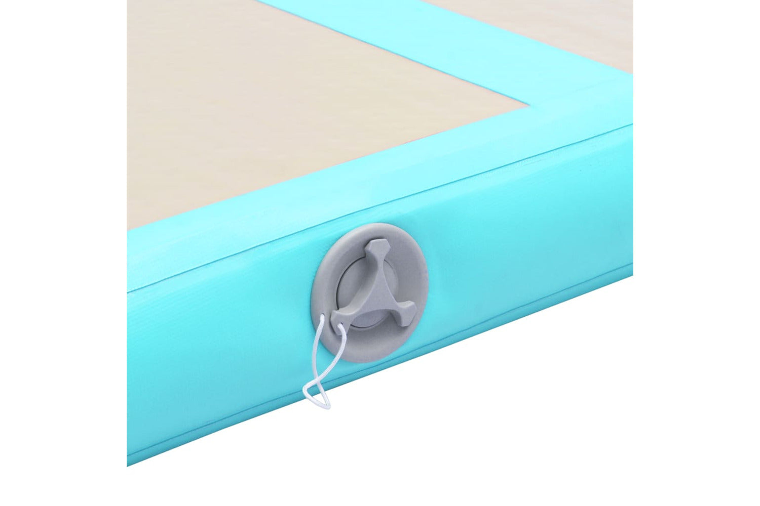 vidaXL 91920 Inflatable Gymnastics Mat With Pump 500x100x10cm Pvc Green-6