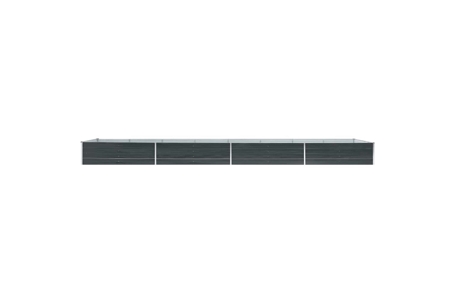 vidaXL 47075 Garden Raised Bed Galvanised Steel 600x80x45cm Anthracite-3