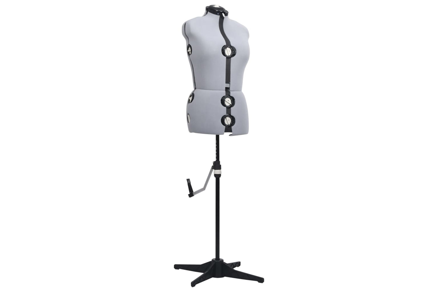 Vidaxl 288486 Adjustable Dress Form Female Grey M Size 40-46-2