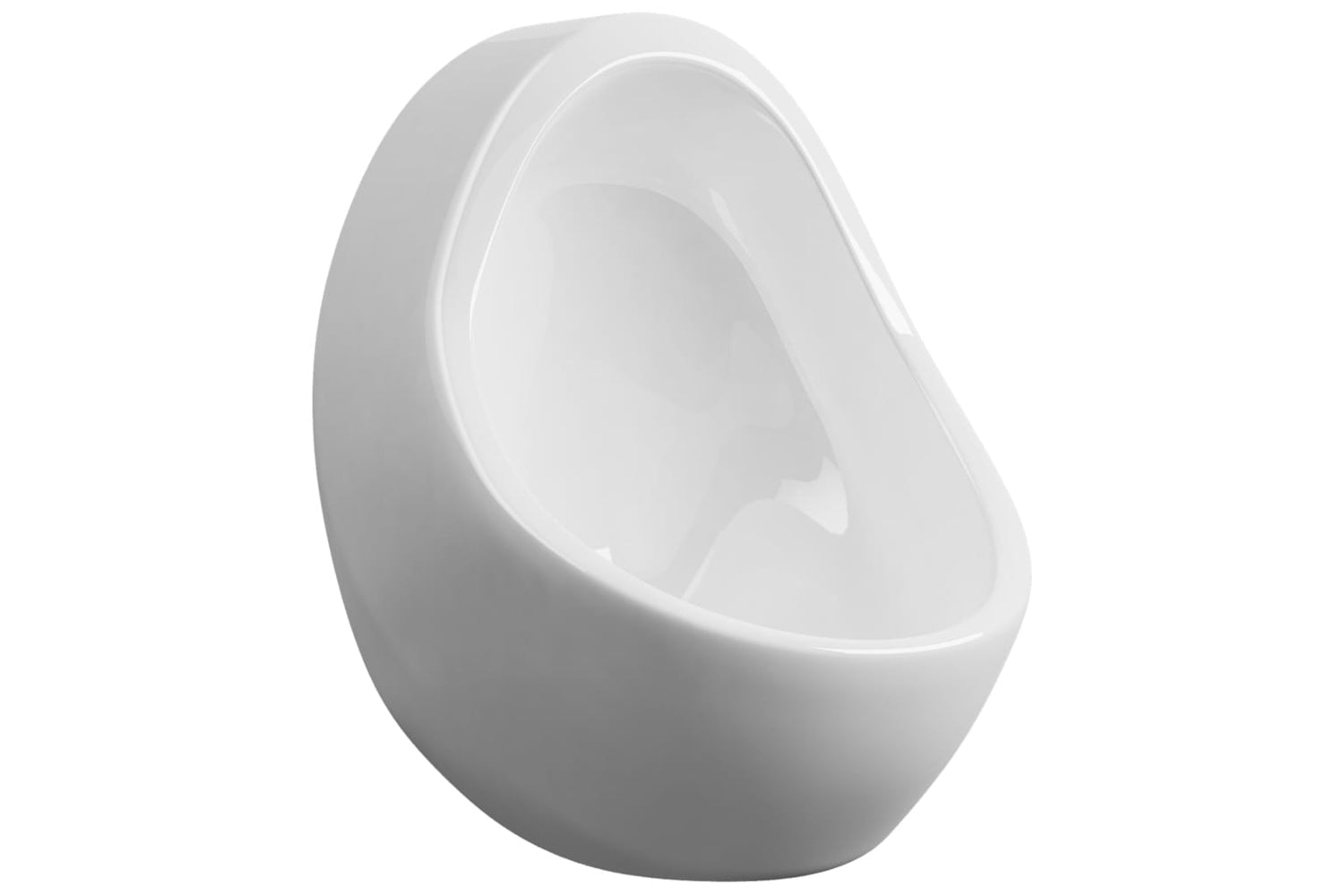 Vidaxl 143990 Wall Hung Urinal With Flush Valve Ceramic White-3