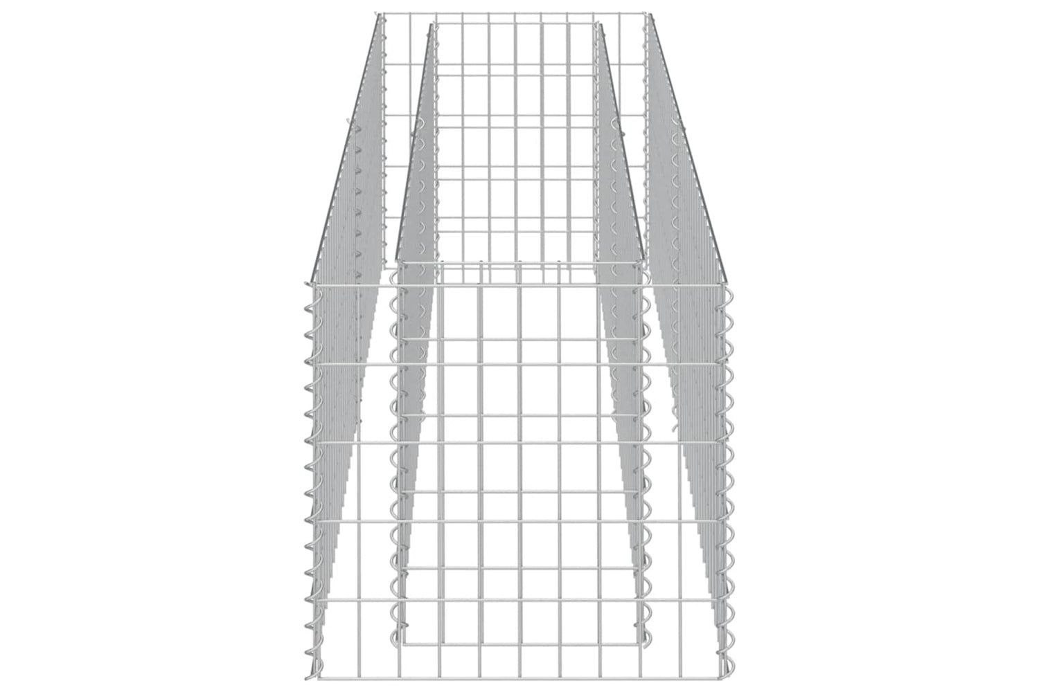 vidaXL 143559 Gabion Raised Bed Galvanised Steel 180x50x50cm-5