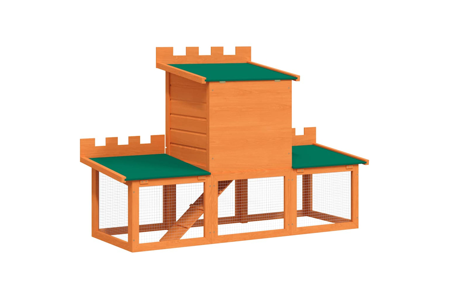 Vidaxl 170173 Outdoor Large Rabbit Hutch House Pet Cage Single House-5