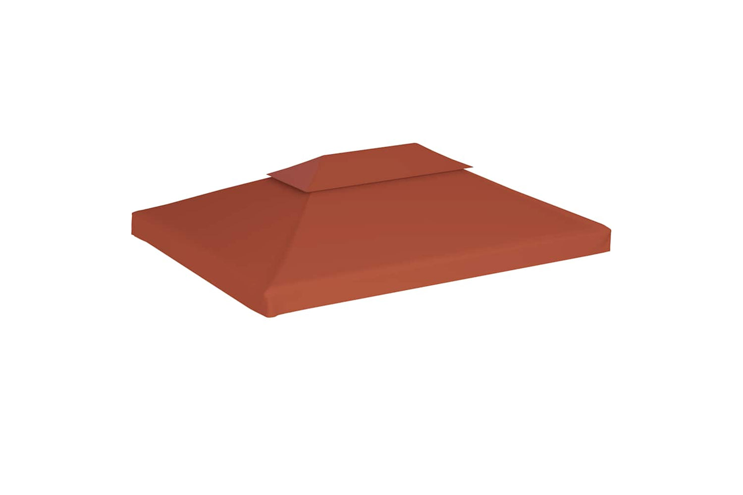 Vidaxl 2-tier Gazebo Top Cover 310 G/m2 4x3 M Terracotta-2