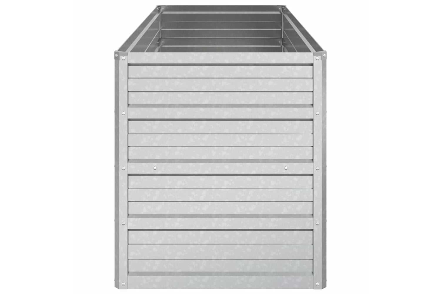 Vidaxl Garden Raised Bed 100x40x45 Cm Galvanized Steel Silver-4