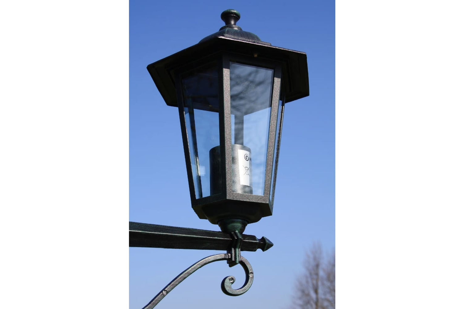 vidaXL 40246 Garden Light Post 3-arms 215cm Dark Green/black Aluminium-3