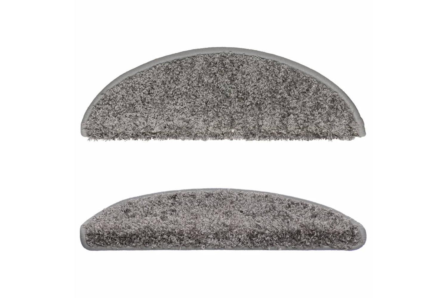 vidaXL 133892 Carpet Stair Treads 15 Pcs Grey 56x17x3cm-3