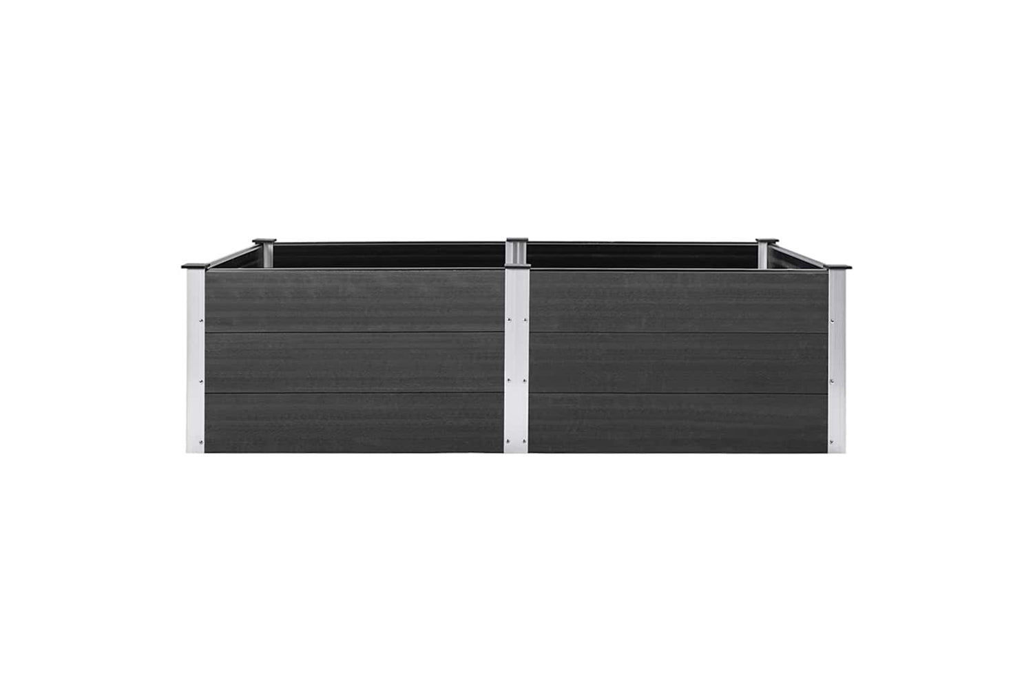 vidaXL 318097 Garden Raised Bed 200x100x54cm Wpc Grey-2