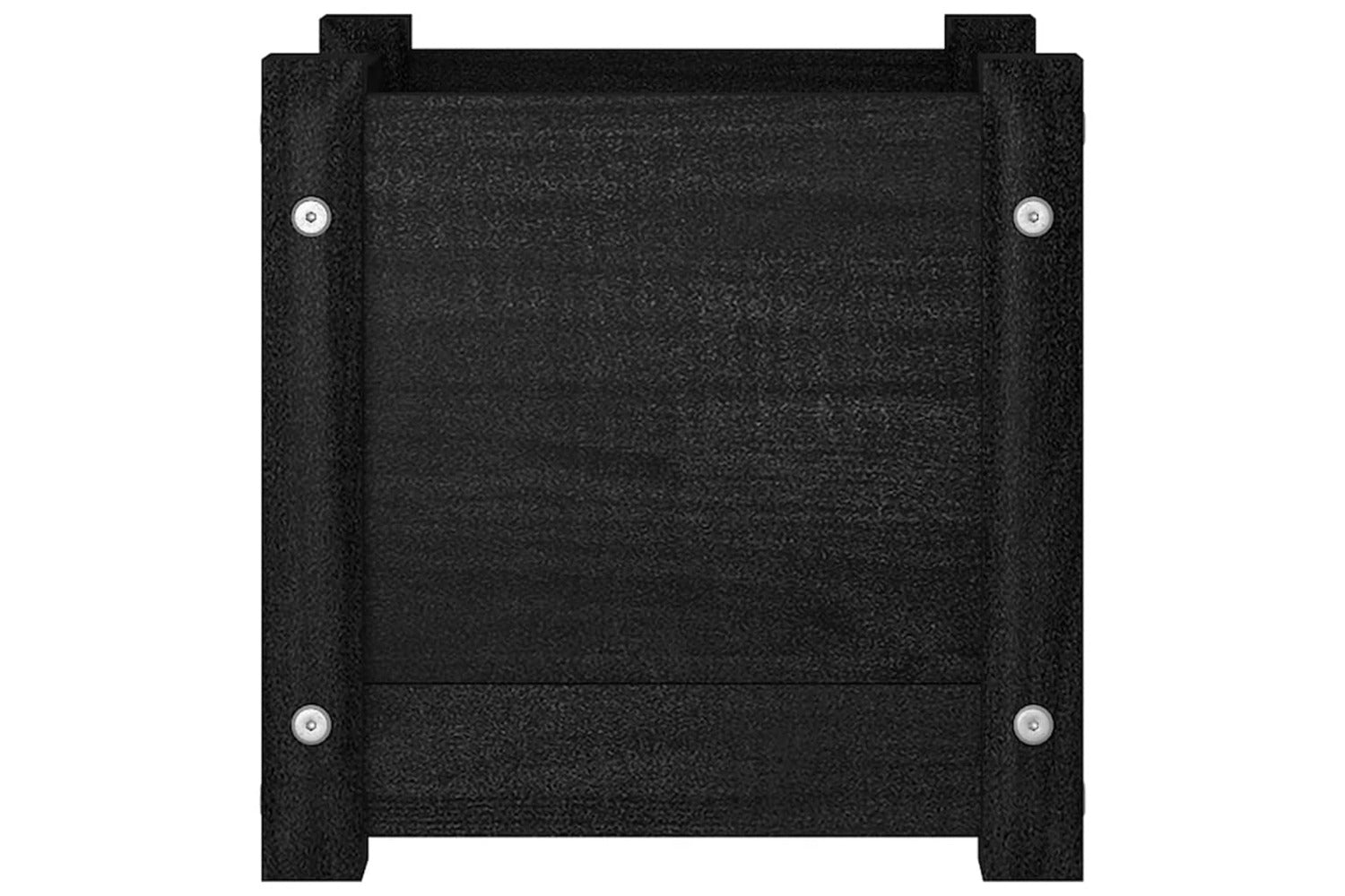 vidaXL 810530 Garden Planter Black 31x31x31cm Solid Pinewood