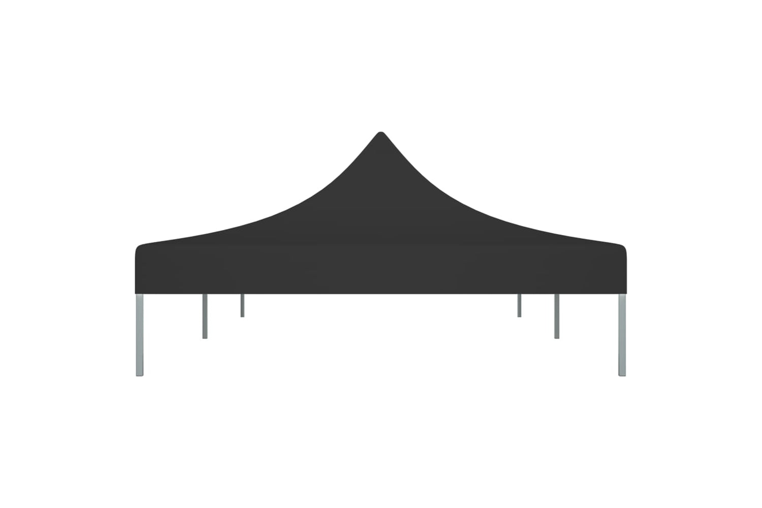 Vidaxl 315334 Party Tent Roof 6x3 M Black 270 G/mâ²-4