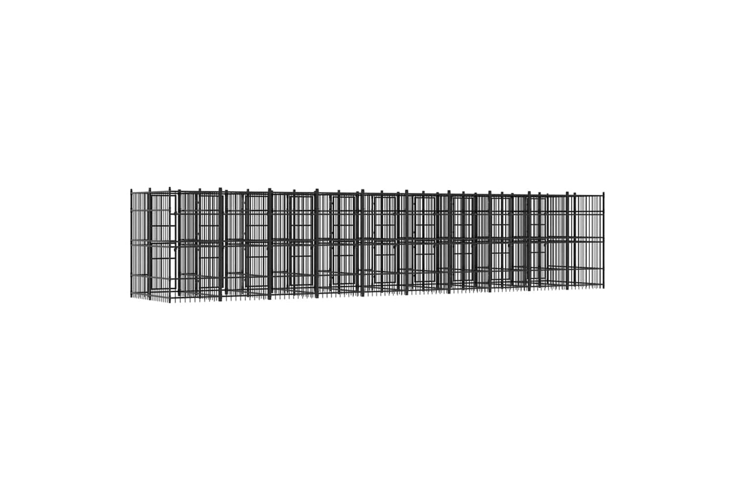 Vidaxl 3097945 Outdoor Dog Kennel Steel 18.43 M2-6
