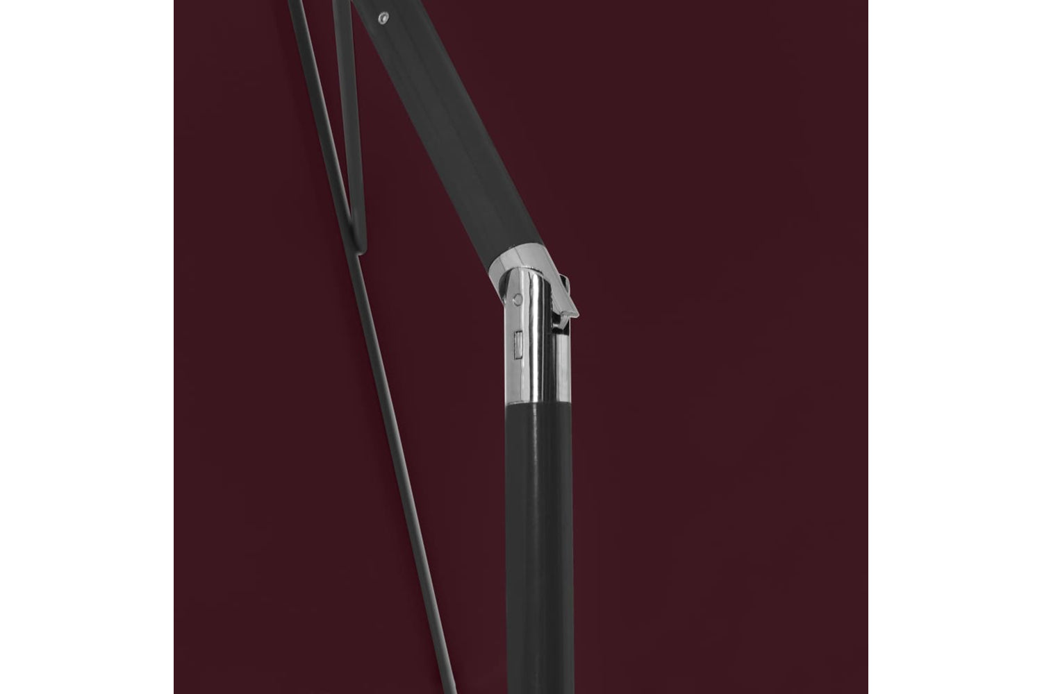 vidaXL 314723 Beach Umbrella Bordeaux Red 180x120cm-6