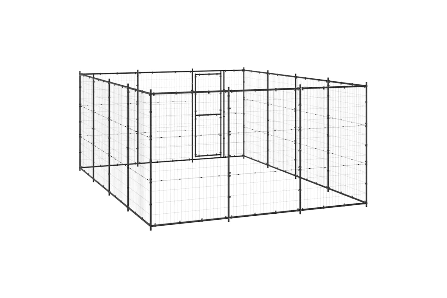 Vidaxl 3082313 Outdoor Dog Kennel Steel 14.52 M2-5