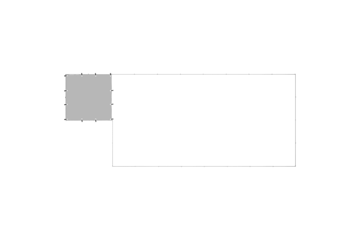 Vidaxl 3082210 Dog Kennel Silver 10.89 M2 Steel-4