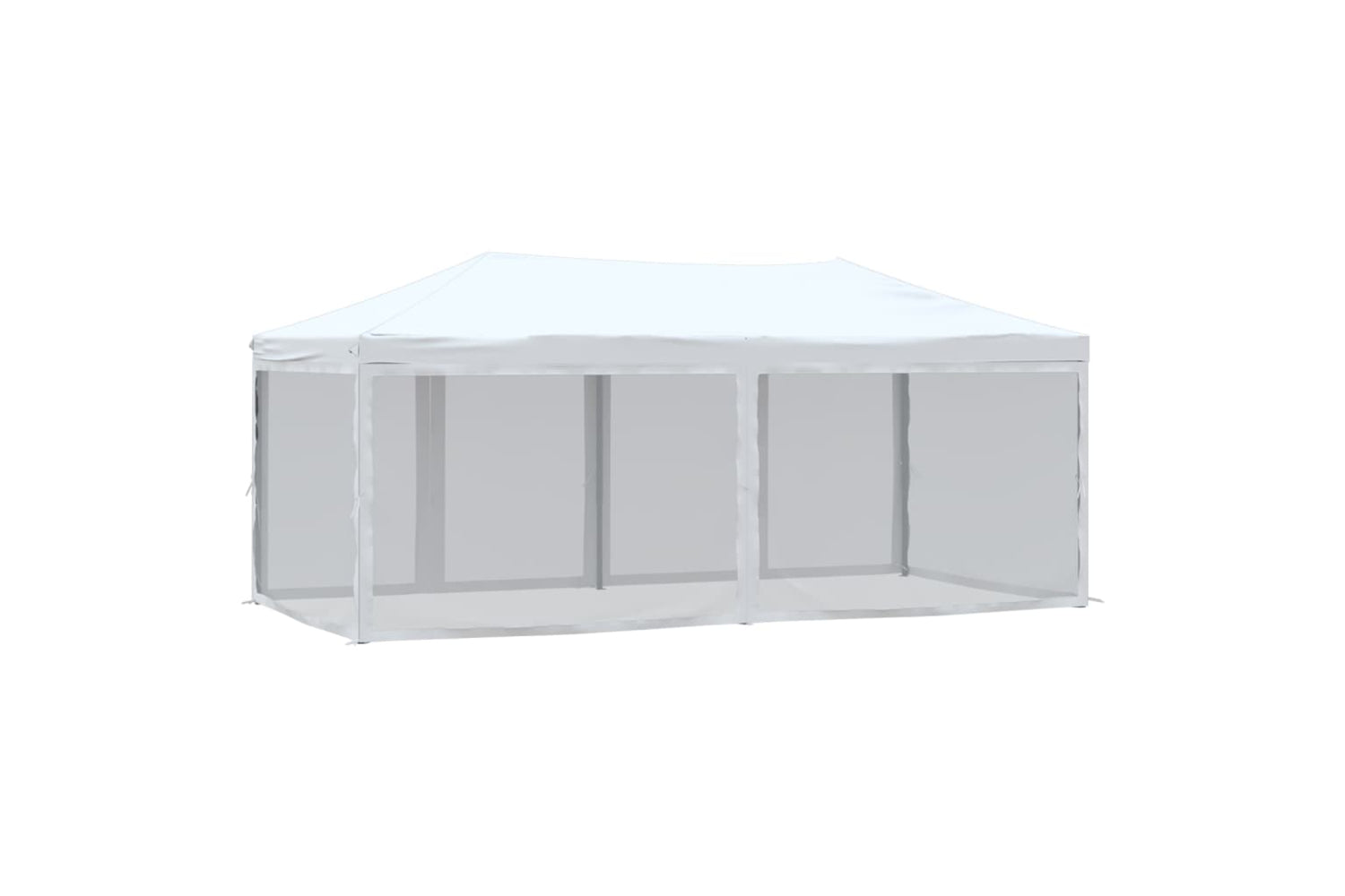 Vidaxl 93552 Folding Party Tent With Sidewalls White 3x6 M-4