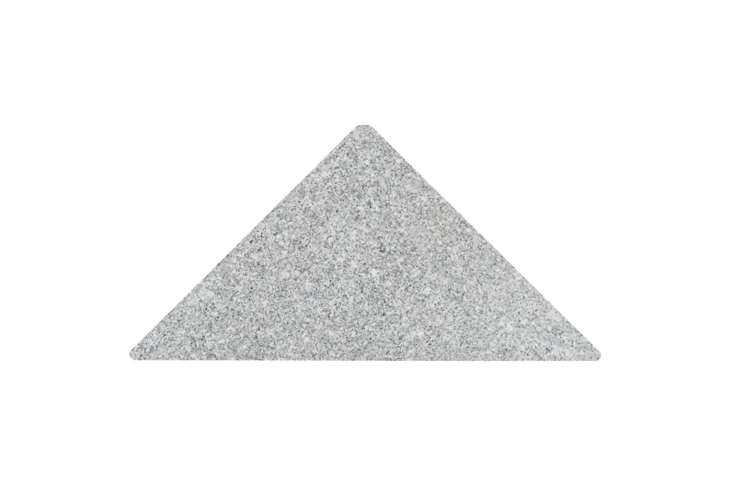 Vidaxl 45071 Umbrella Weight Plate Granite 15 Kg Triangular Grey-4