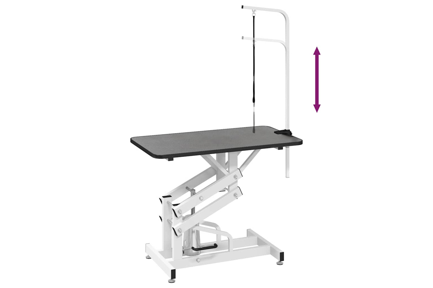 Vidaxl 170172 Hydraulic Bath Grooming Table For Dogs Cats Pets Adjustable-7