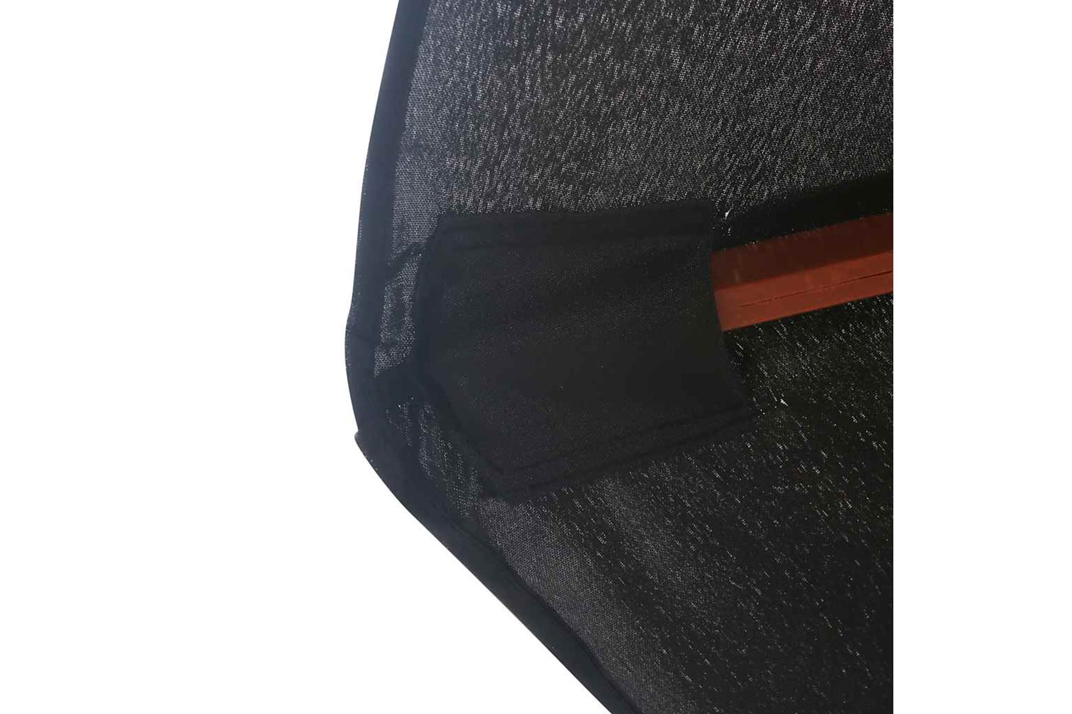 vidaXL 47138 Outdoor Parasol With Wooden Pole 350cm Black-5