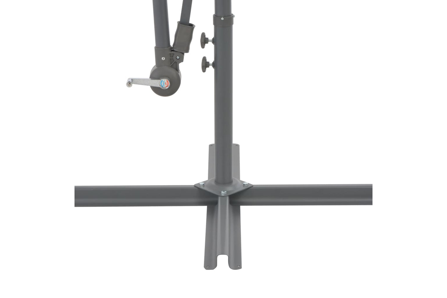 vidaXL 47133 Cantilever Umbrella With Aluminium Pole 300cm Blue-5