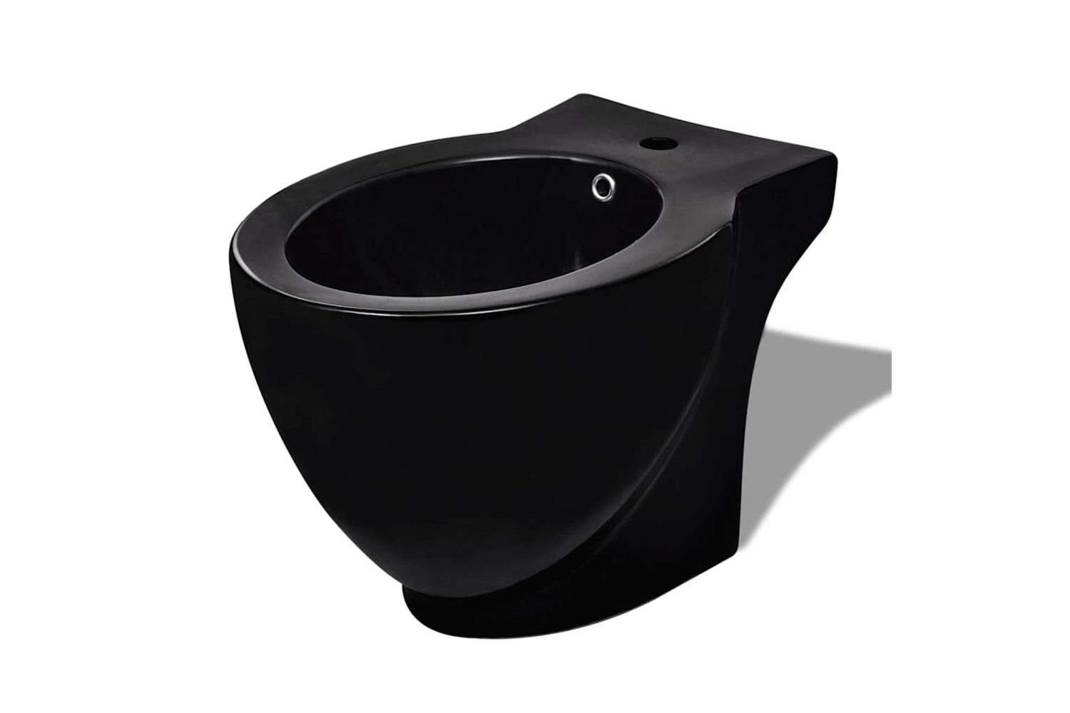 Vidaxl 270060 Stand Toilet & Bidet Set Black Ceramic-8