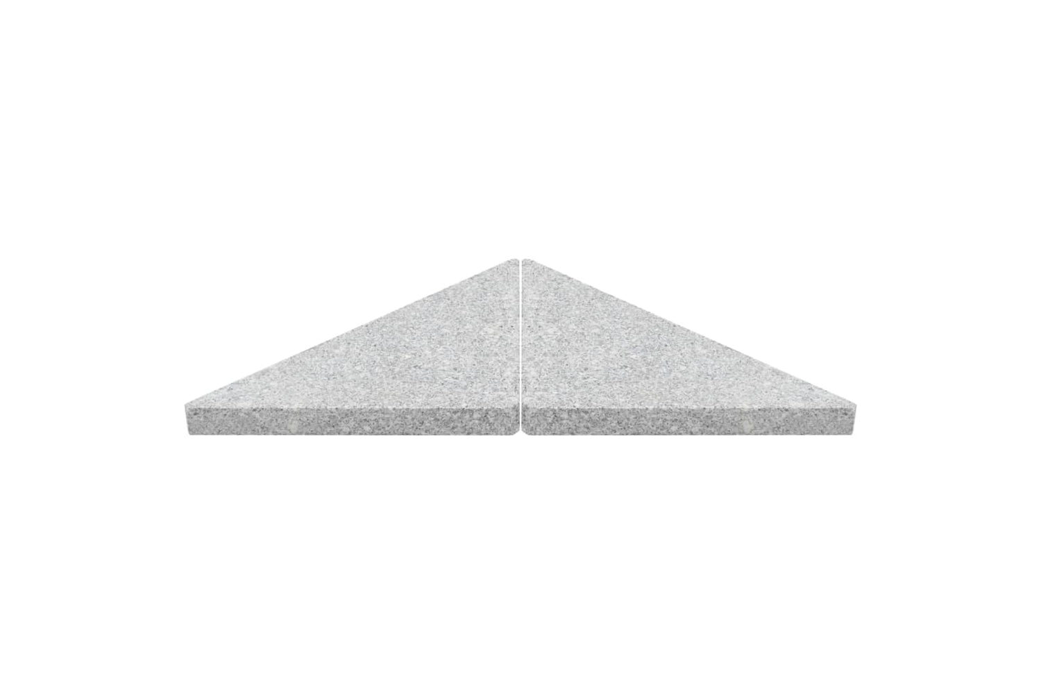 Vidaxl 45071 Umbrella Weight Plate Granite 15 Kg Triangular Grey-3