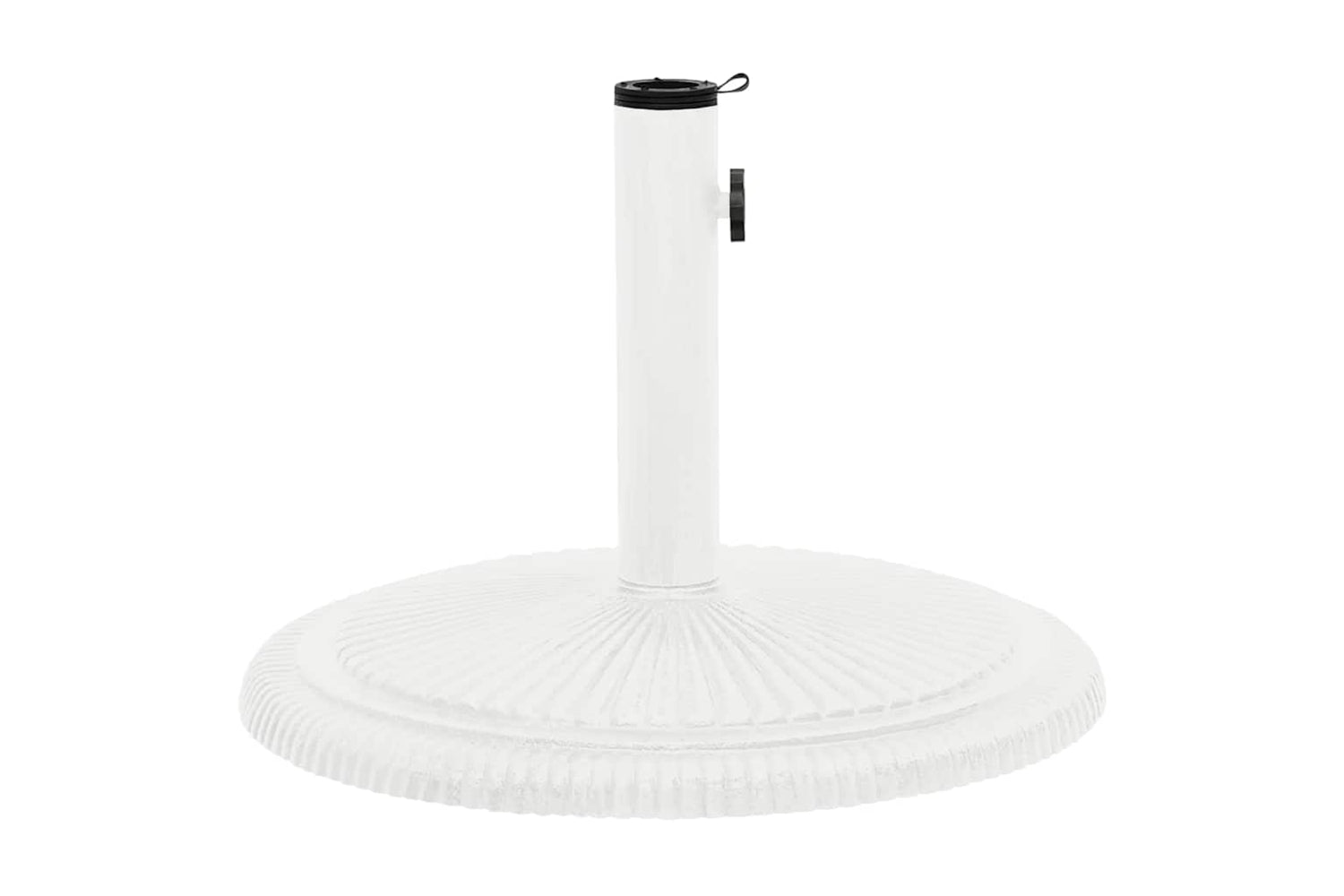 vidaXL 317770 Umbrella Base White 45x45x30cm Cast Iron-3