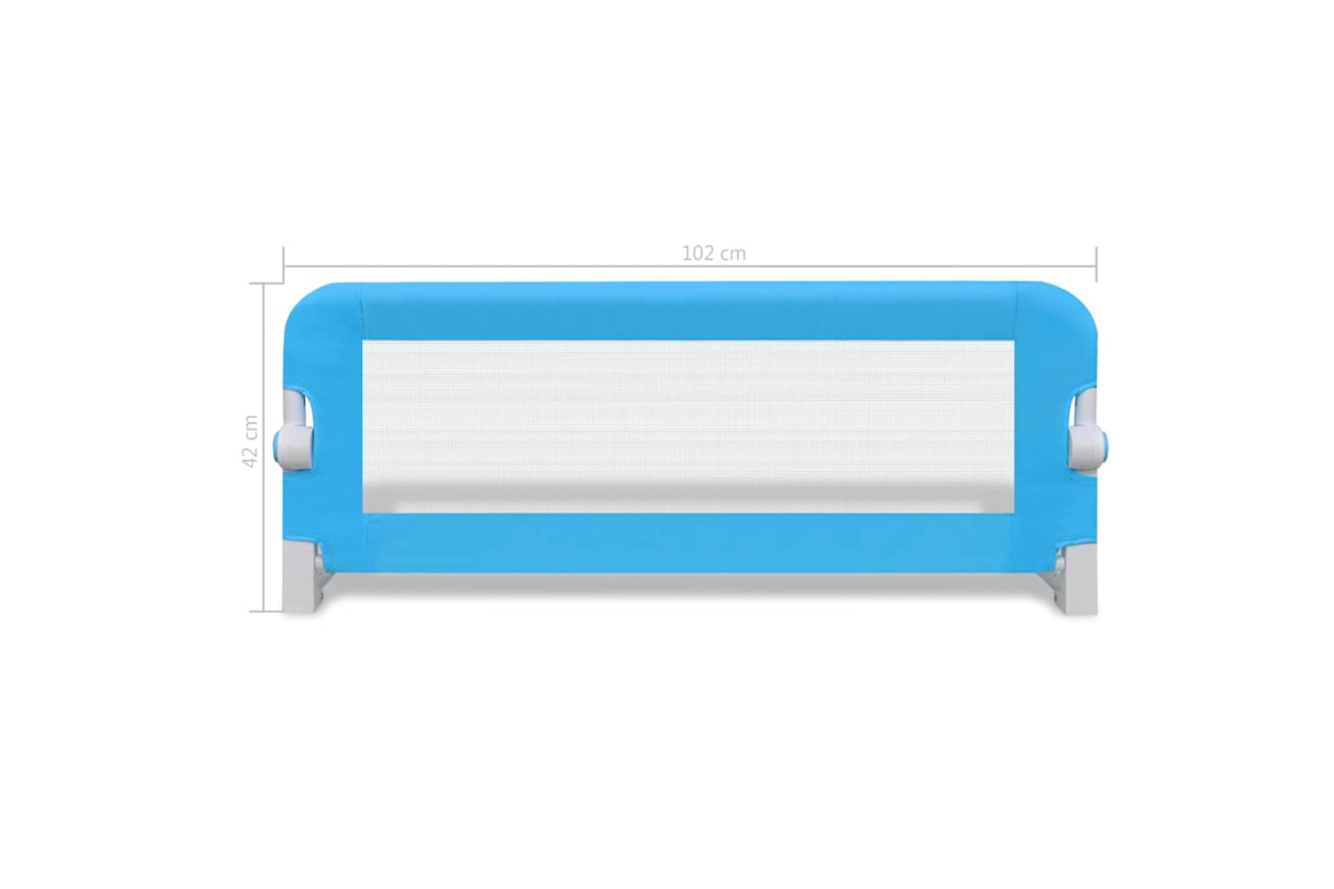 Vidaxl Toddler Safety Bed Rail 2 Pcs Blue 102x42 Cm-6