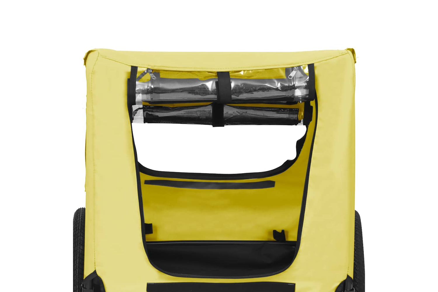 Vidaxl Pet Bike Trailer Yellow And Black-7