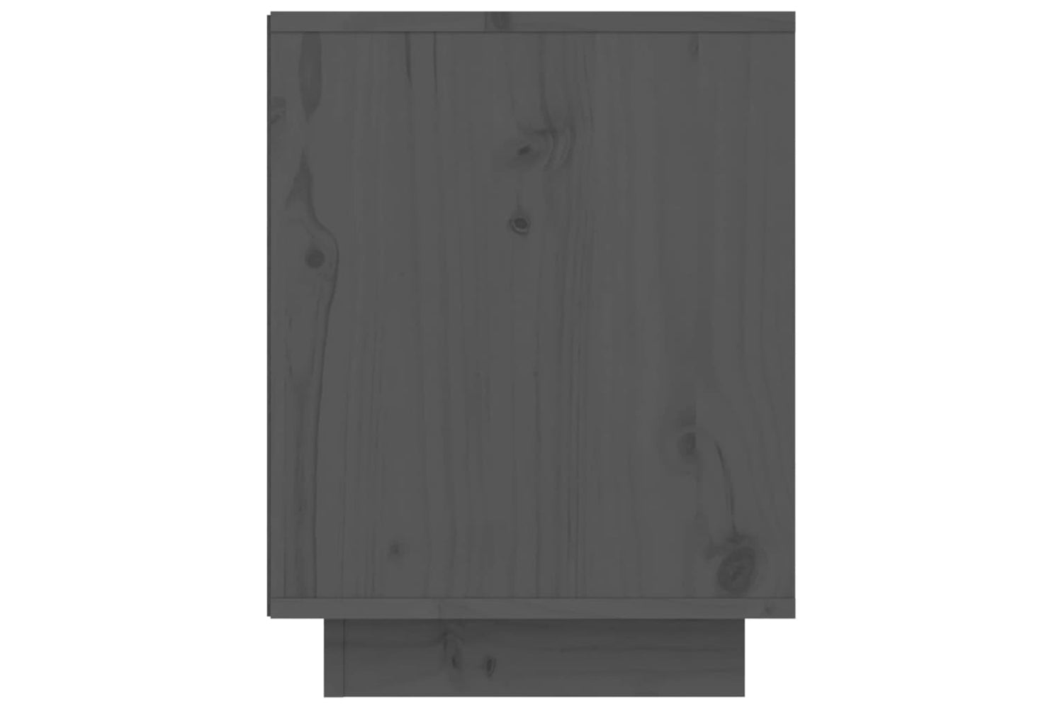 vidaXL 813547 Shoe Cabinet Grey 60x34x45cm Solid Wood Pine-5