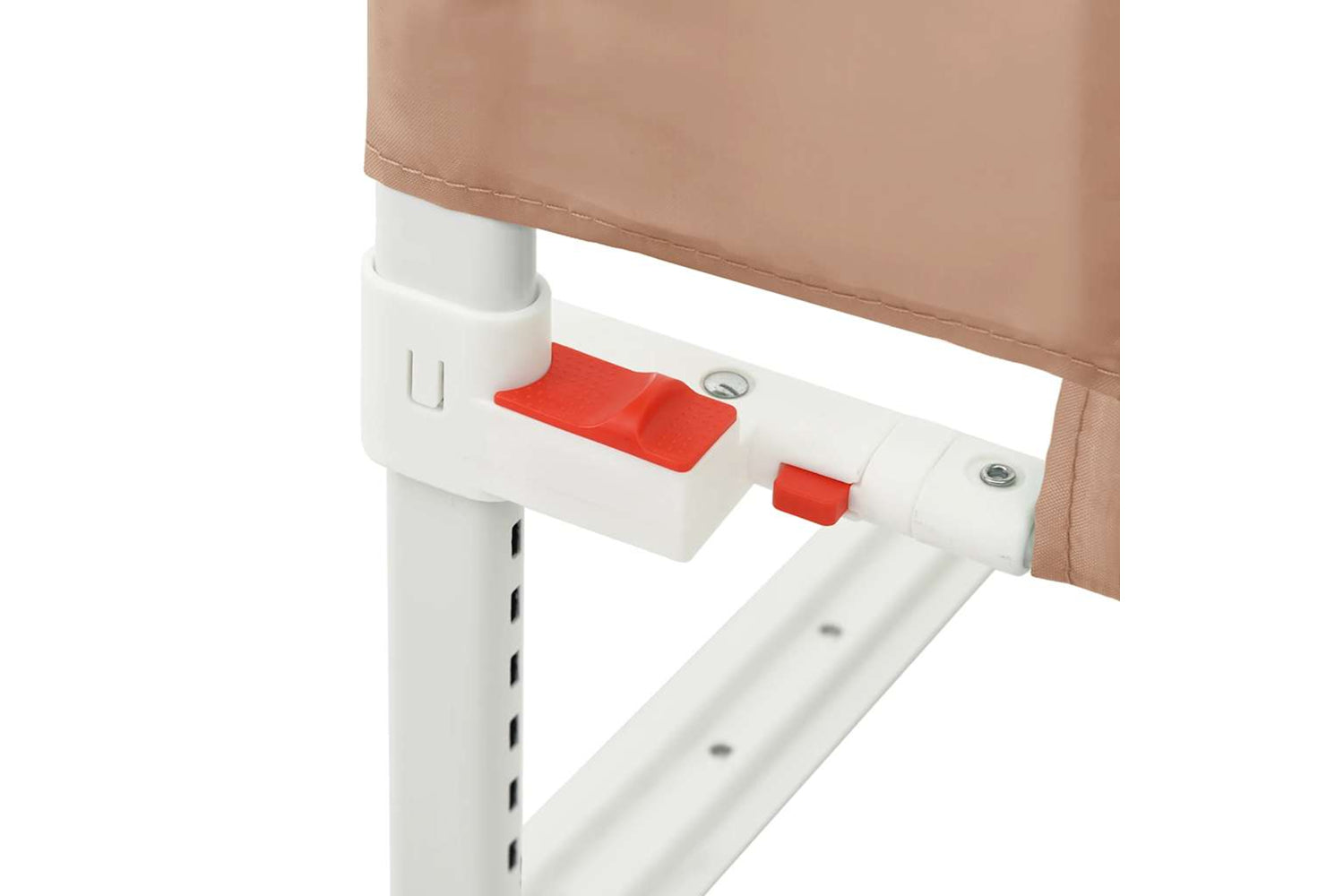 Vidaxl Toddler Safety Bed Rail Taupe 90x25 Cm Fabric-7