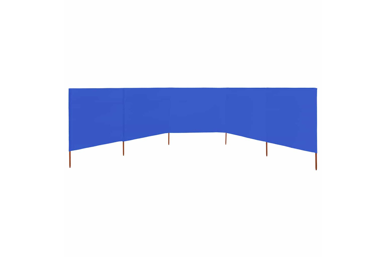 vidaXL 47165 5-panel Wind Screen Fabric 600x120cm Azure Blue-3