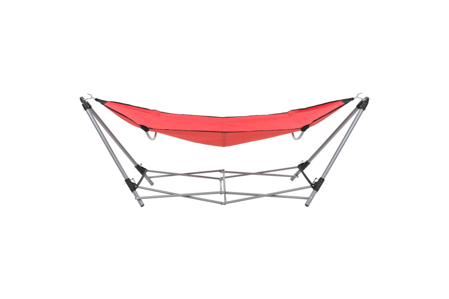 Vidaxl 44364 Hammock With Foldable Stand Red-3