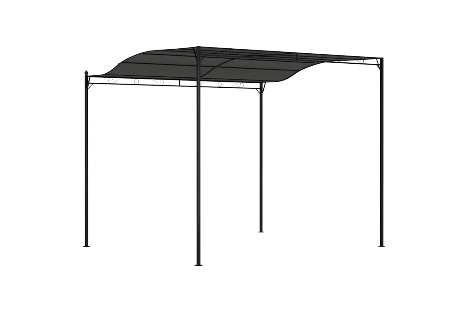 Vidaxl Sunshade Awning 3x2.4 M Anthracite-6