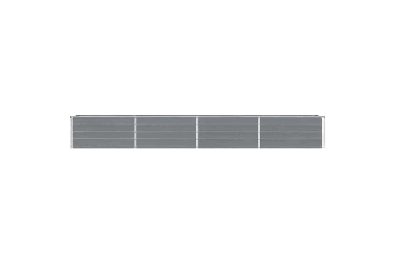 vidaXL 47052 Garden Raised Bed Galvanised Steel 320x40x45cm Grey-3