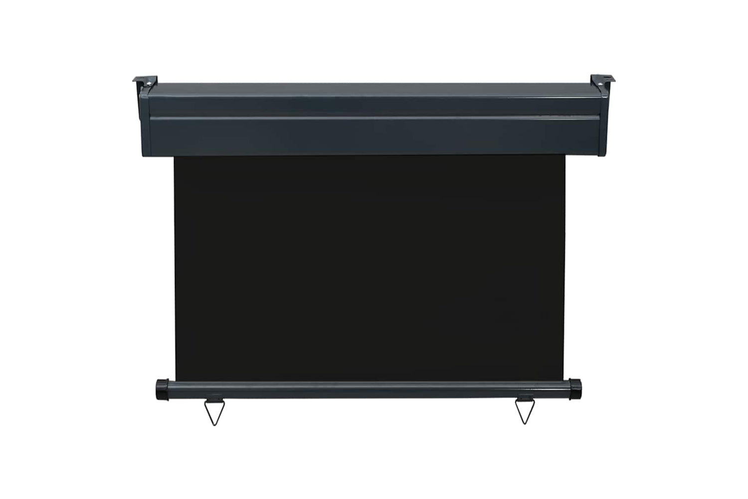 vidaXL Balcony Side Awning 105x250cm Black-4