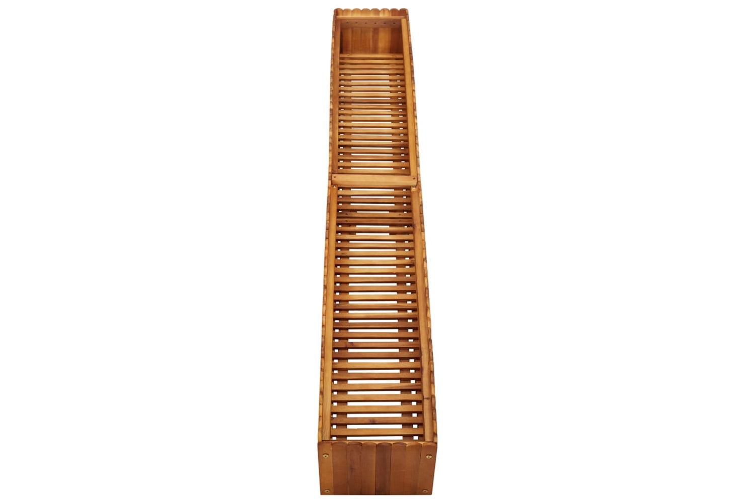 vidaXL 45920 Garden Raised Bed 200x30x25cm Solid Acacia Wood-4
