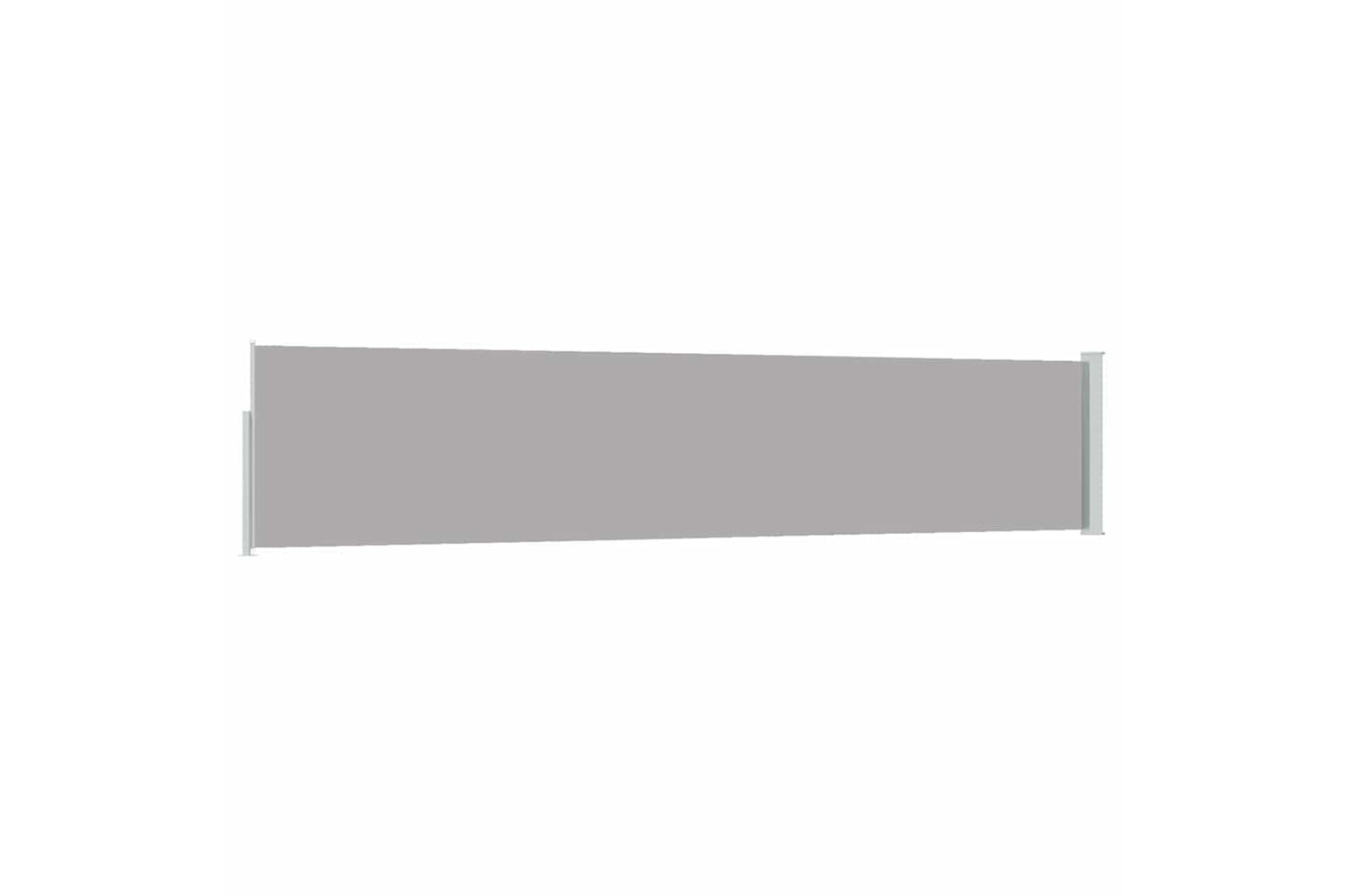 vidaXL 48386 Patio Retractable Side Awning 100x500cm Grey-5