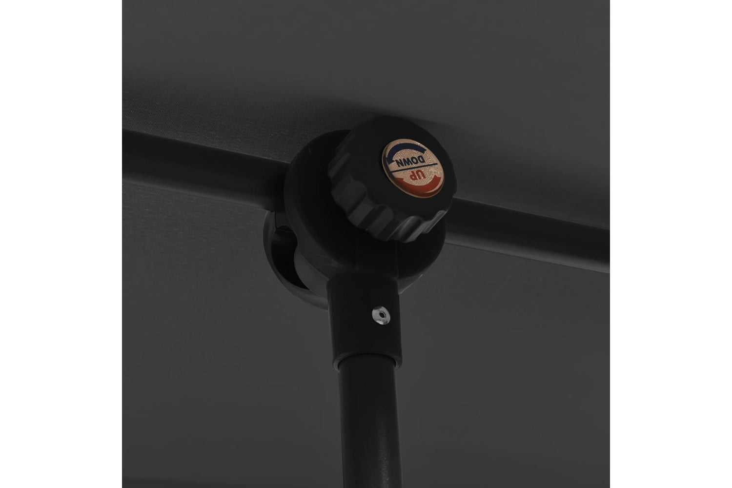 vidaXL 47334 Outdoor Parasol With Aluminium Pole 180x110cm Black-7