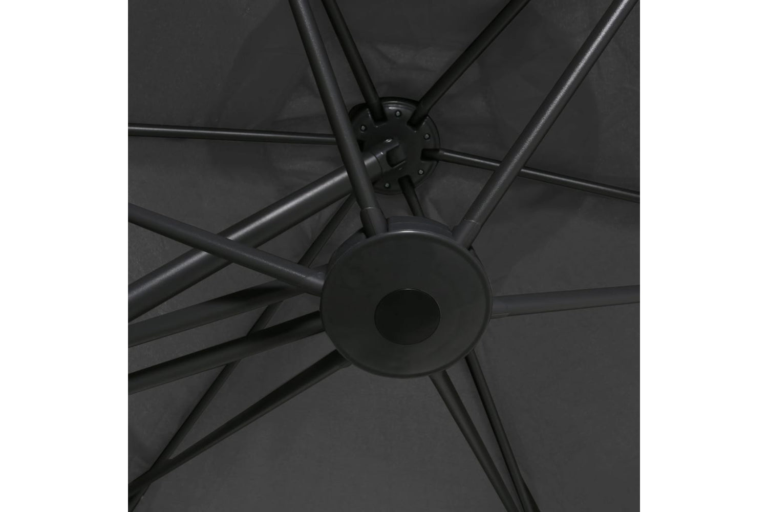vidaXL 47314 Outdoor Parasol With Steel Pole 300x250cm Anthracite-6