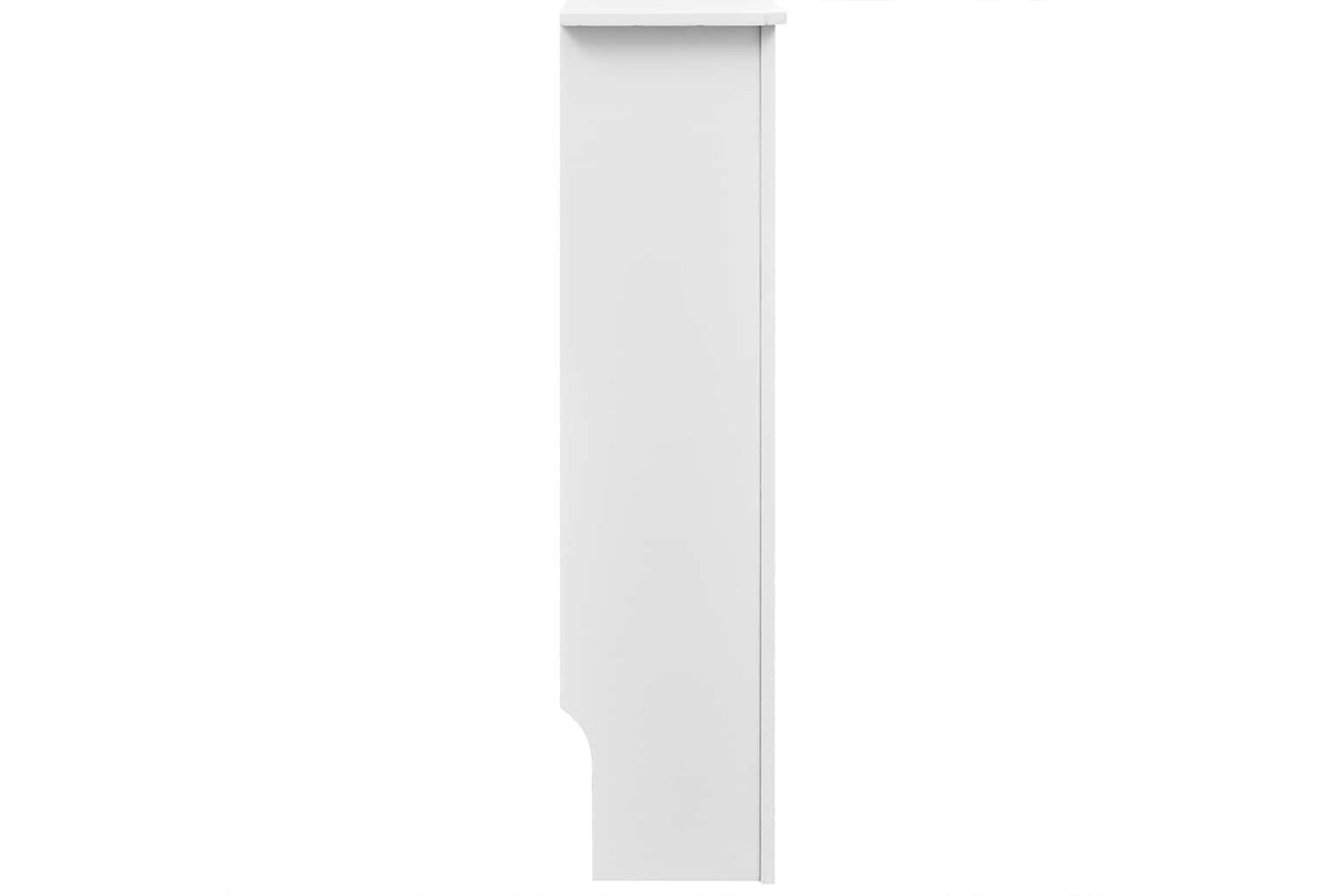 vidaXL White Mdf Radiator Cover Heating Cabinet 152cm-3