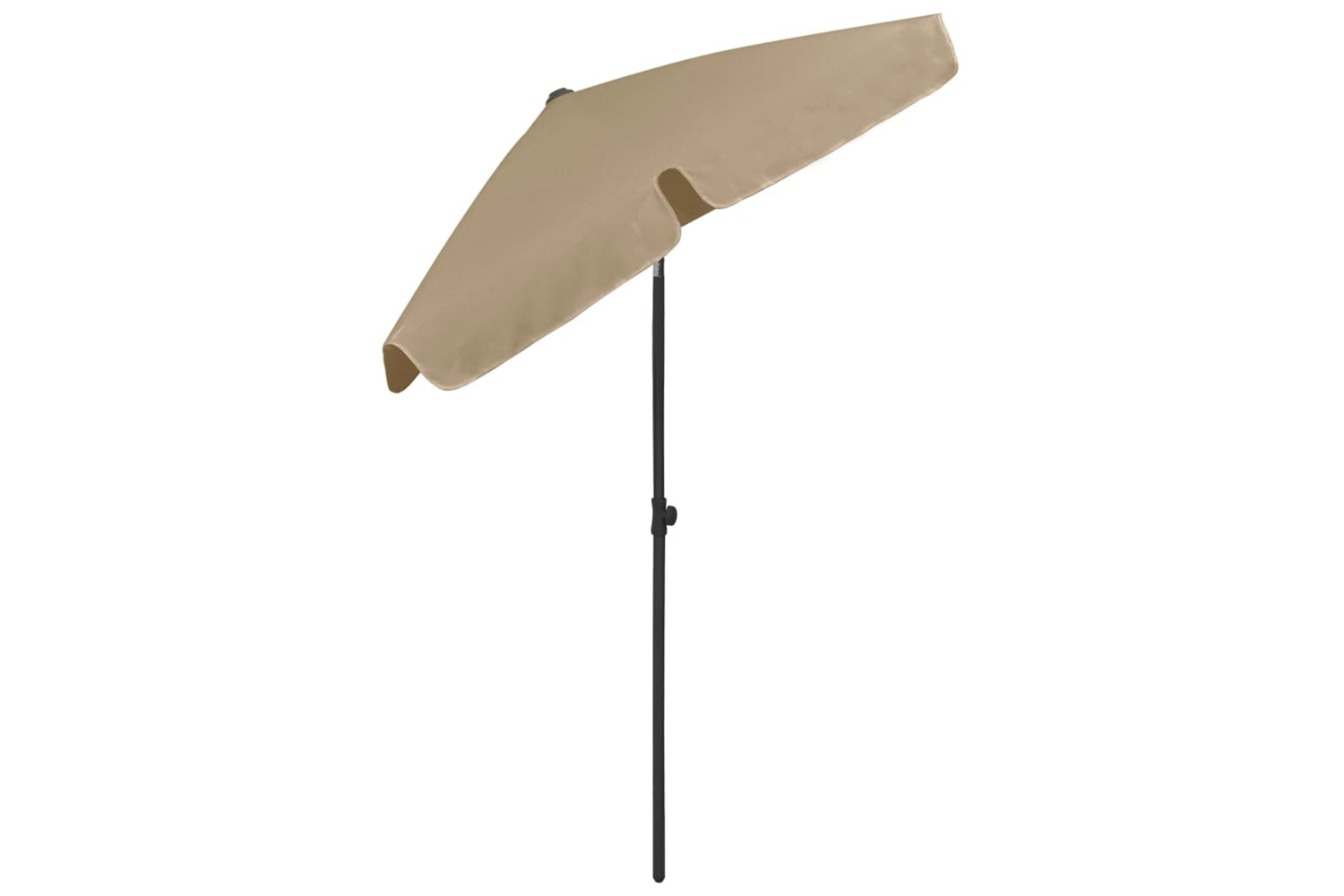 vidaXL 314722 Beach Umbrella Taupe 180x120cm-4