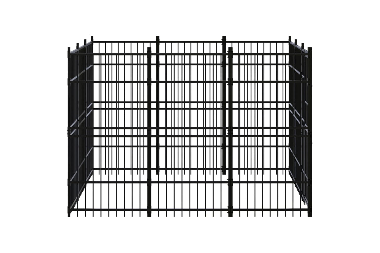 Vidaxl 3097974 Outdoor Dog Kennel Steel 8.29 M2-3
