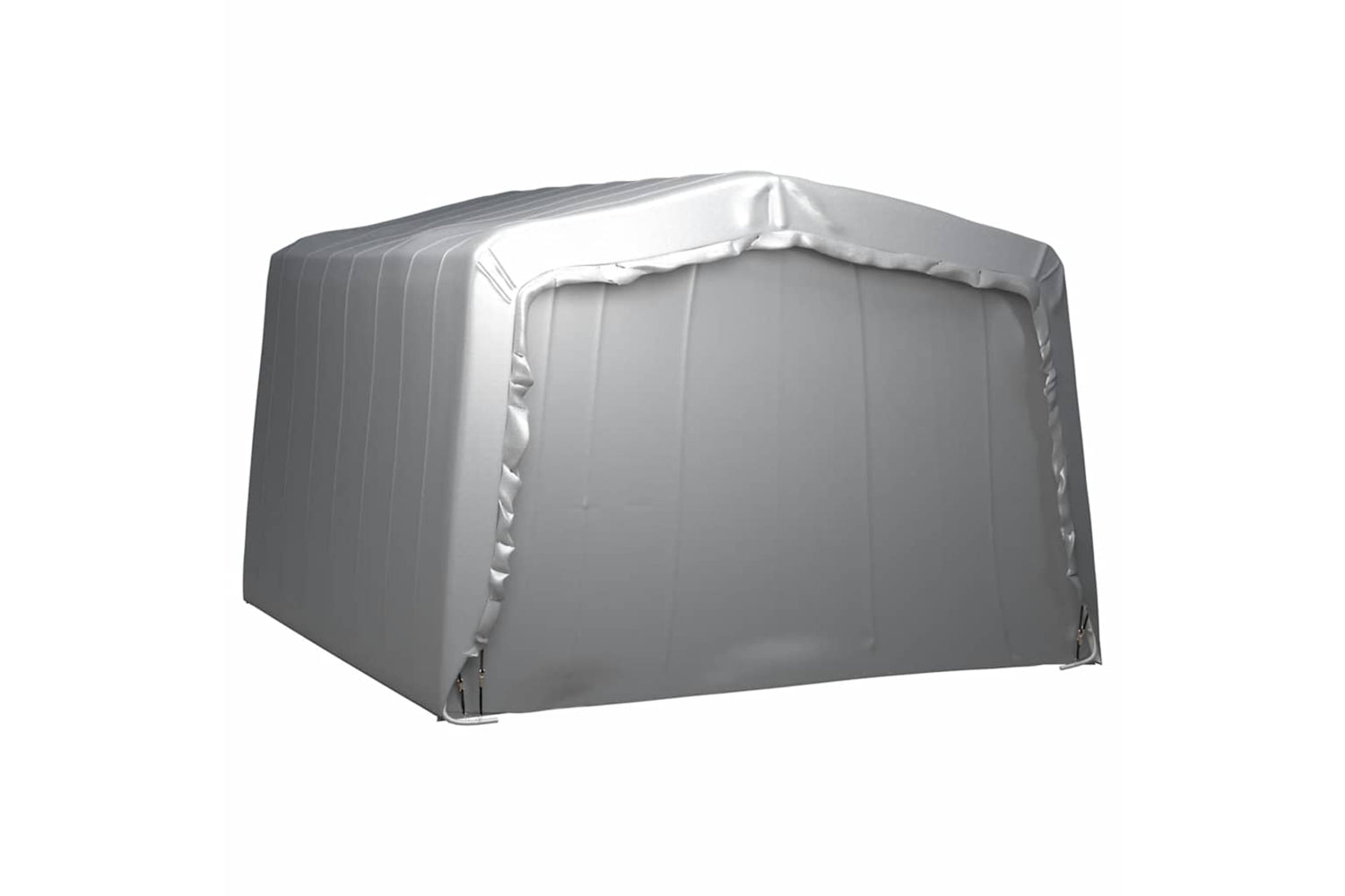 Vidaxl Storage Tent 370x370 Cm Steel Grey-4