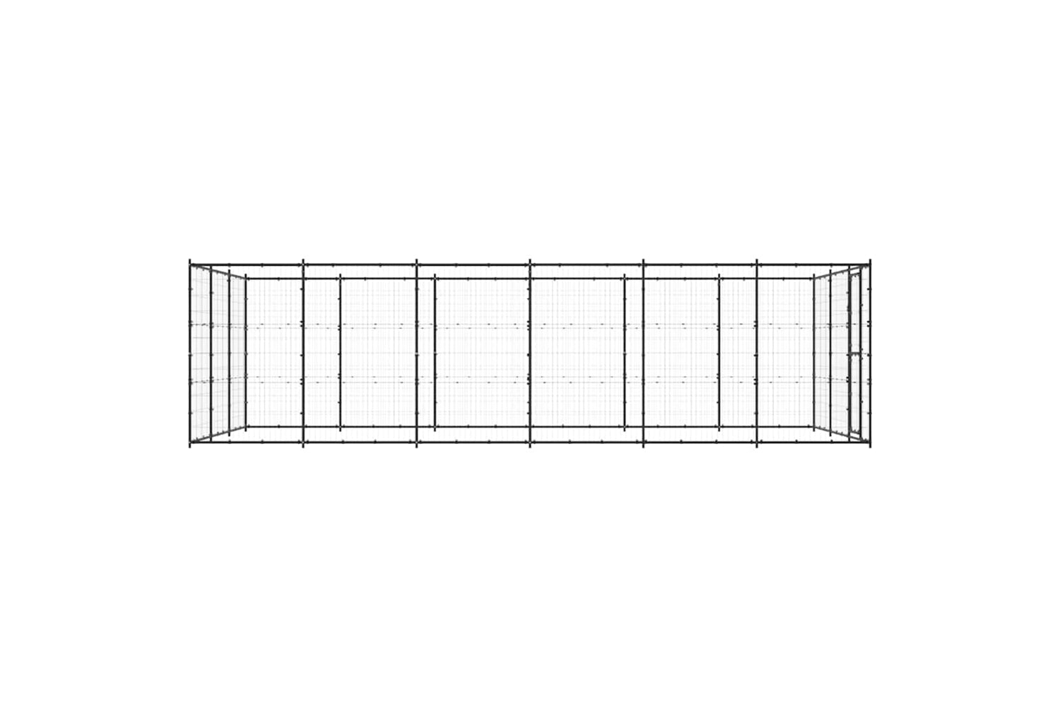 Vidaxl 3082323 Outdoor Dog Kennel Steel 21.78 M2-4